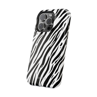 osbina | MagSafe Compatible for iPhone | The Bengal Bold Stripe Case in White + Black | The Season Collective
