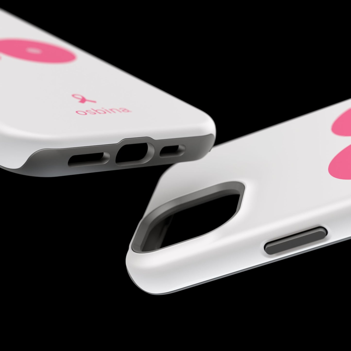 osbina |  MagSafe compatible for iPhone | Limited Edition The Check Your Tatas Case in Light Pink + Soft Pink + Hot Pink | The Pink October Collection | Inspired By