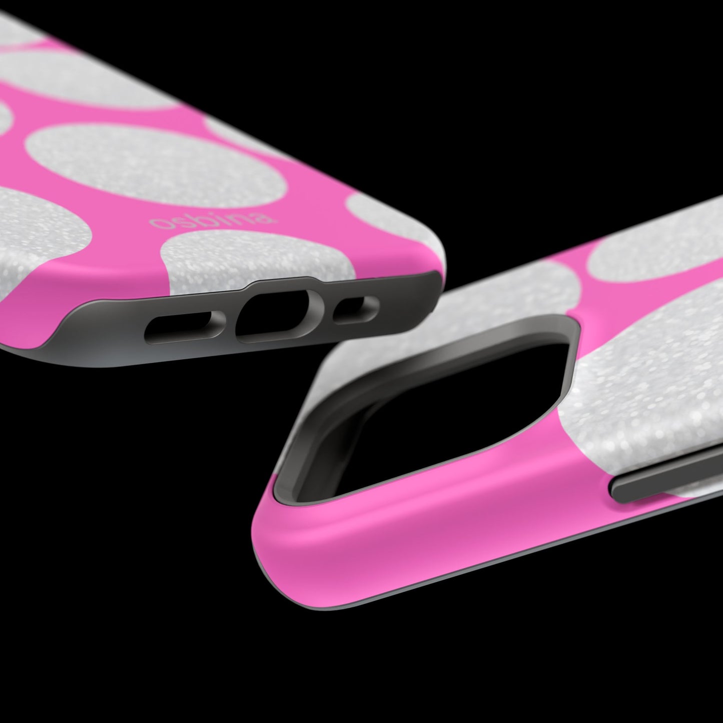 osbina | MagSafe compatible for iPhone | The Sparkling Bubbles Case | YAYOU Collection Supporting Shine Like Sable