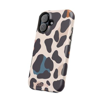osbina | MagSafe compatible for iPhone | Leopard Luxe Color Pop Leopard Print Phone Case | Modern Muse Collection