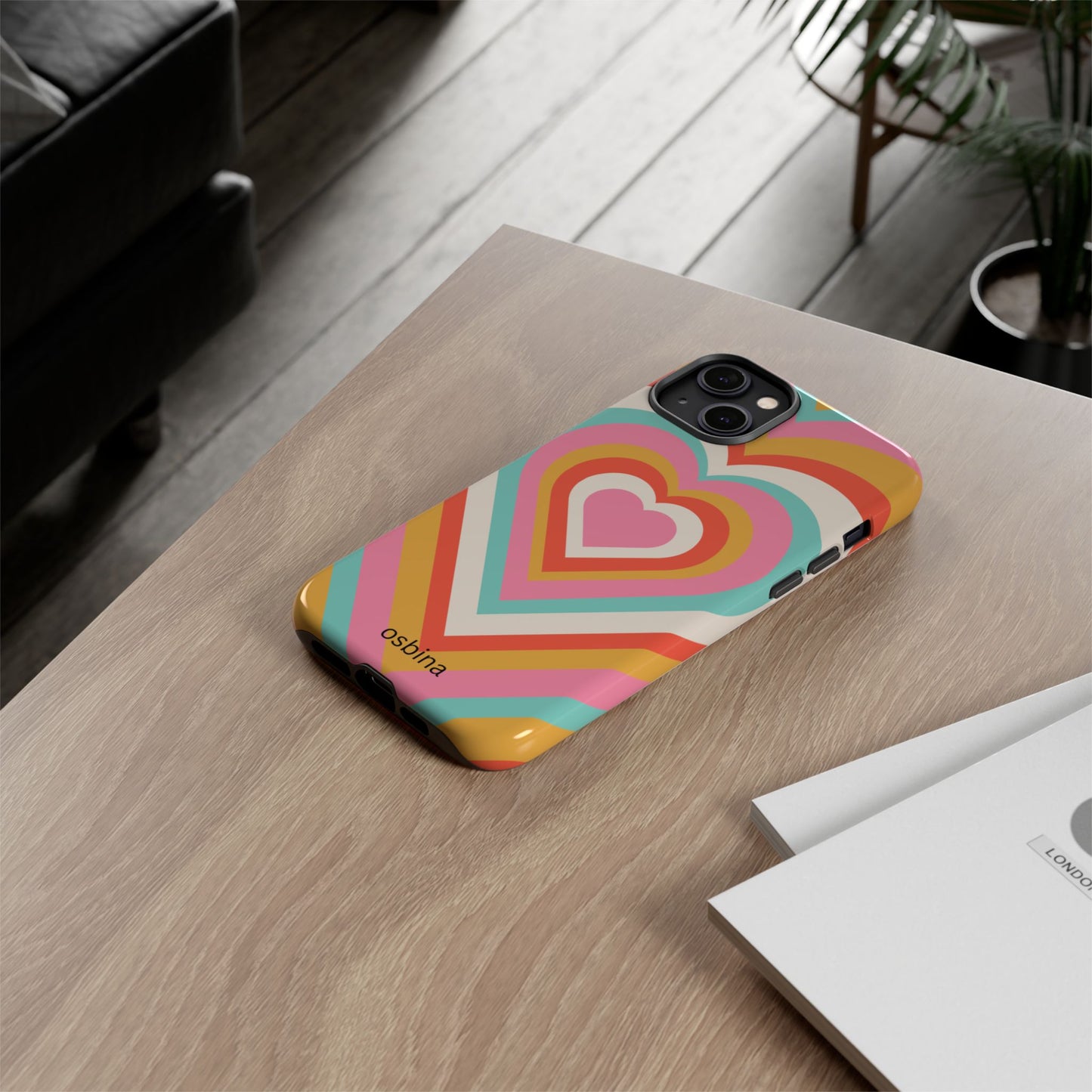 osbina | Heart Nouveau Phone Case | Modern Muse Collection