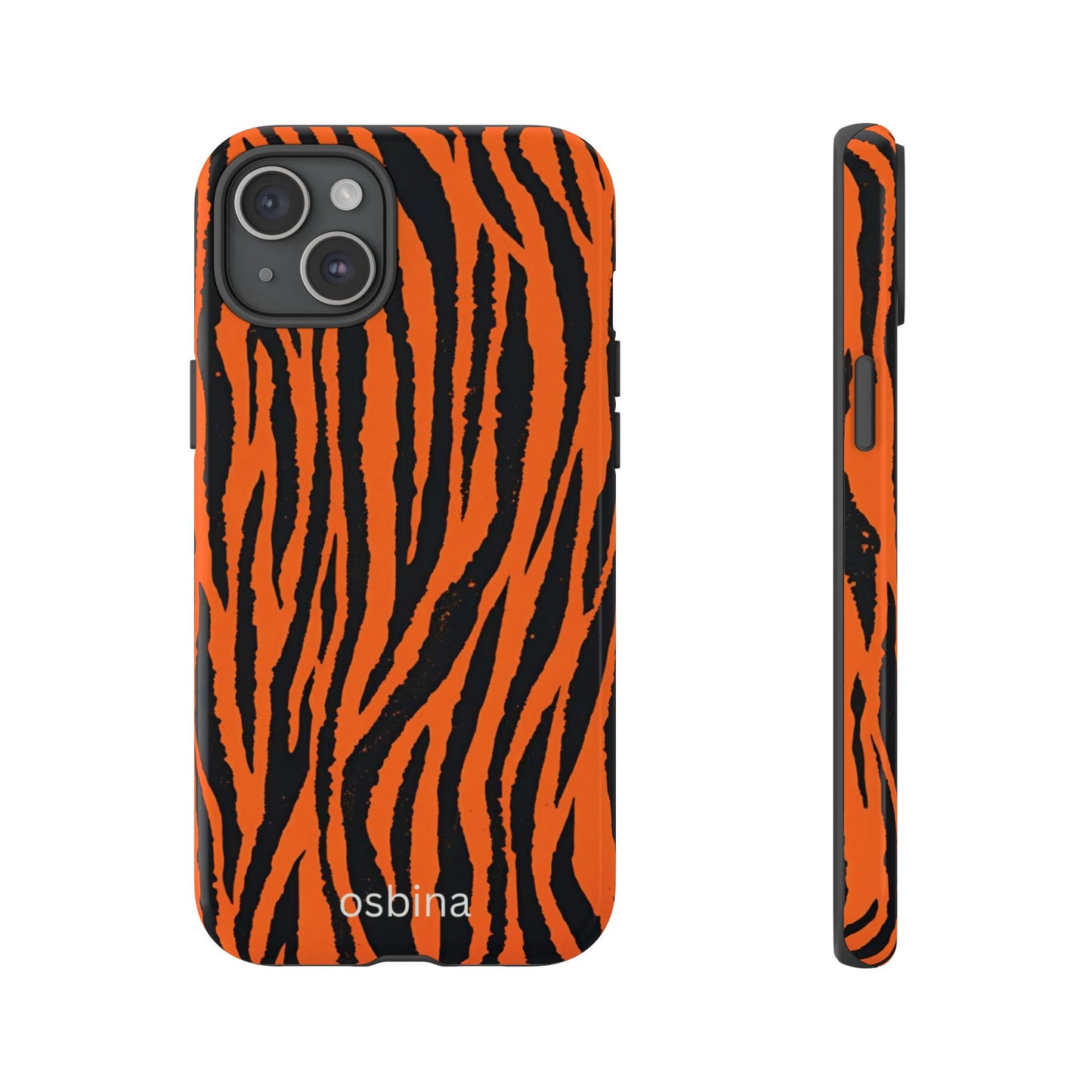osbina | Tiger, But Make It Chic — The Bengal Stripe Case in Orange + Black | The Season Collective