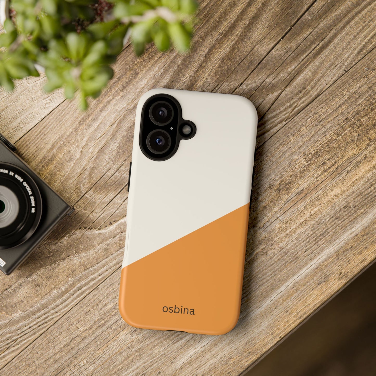 osbina | Divide & Conquer — The Orange + White Split Diagonal Case | The Season Collective