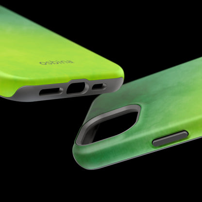 osbina | MagSafe compatible for iPhone | The Verde Glow Phone Case | Color Edit Collection