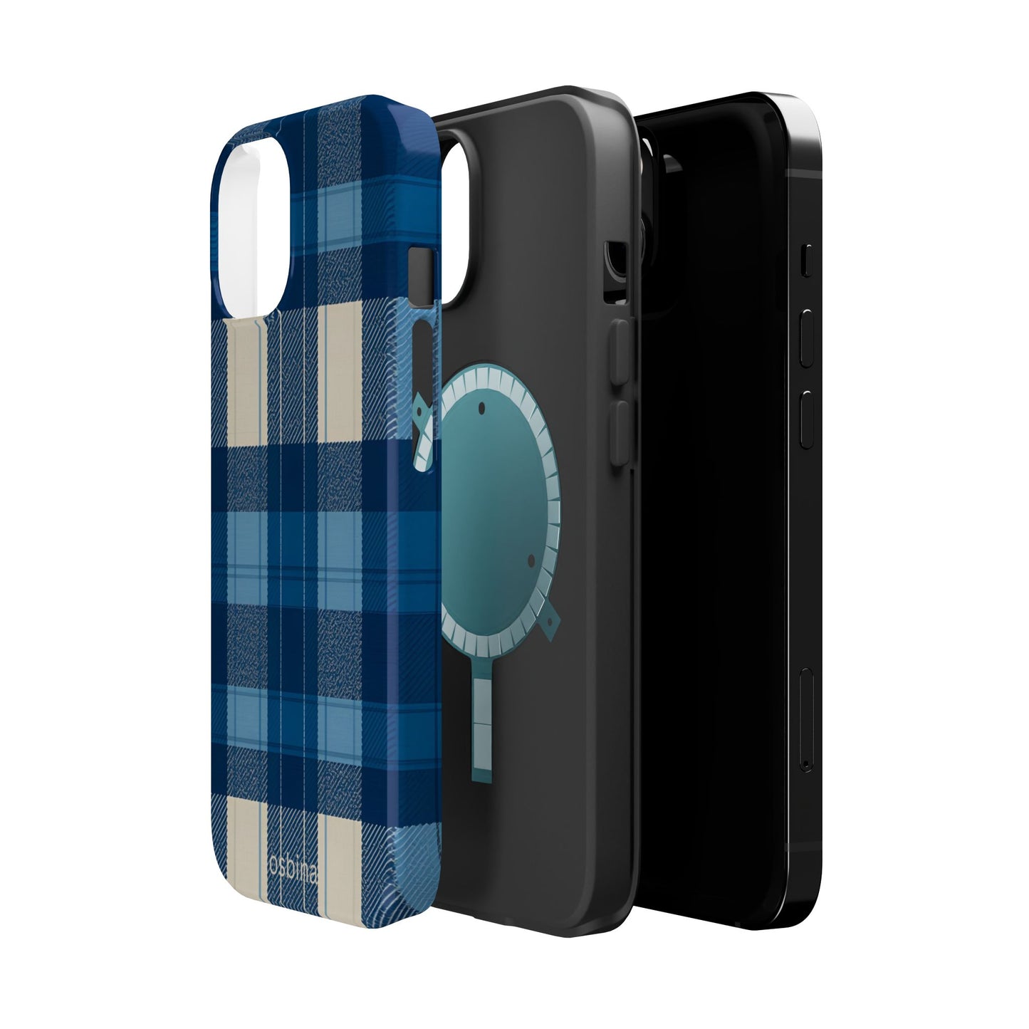 osbina | MagSafe | Azure Plaid, Designer Case | The Season Collective