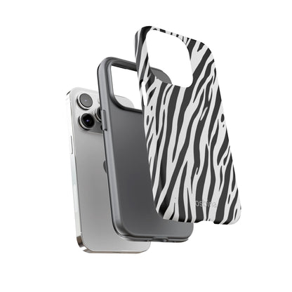 osbina | The Bengal Bold Stripe Case in White + Black | The Season Collective