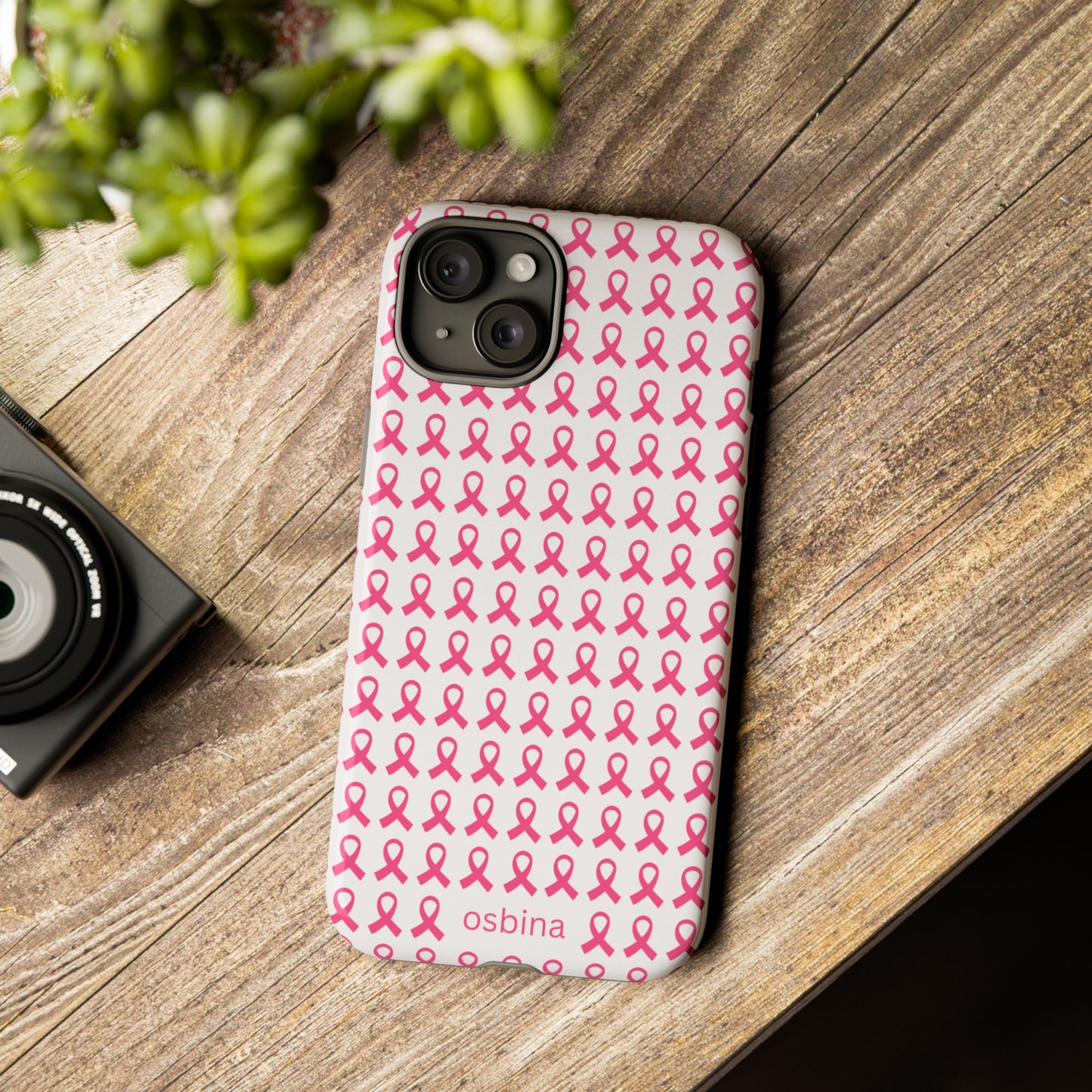 osbina | Limited Edition The Side by Side Pink Ribbon Case in Light Pink + Soft Pink + Hot Pink | The Pink October Collection | Inspired By