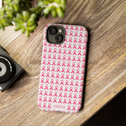 osbina | Limited Edition The Side by Side Pink Ribbon Case in Light Pink + Soft Pink + Hot Pink | The Pink October Collection | Inspired By