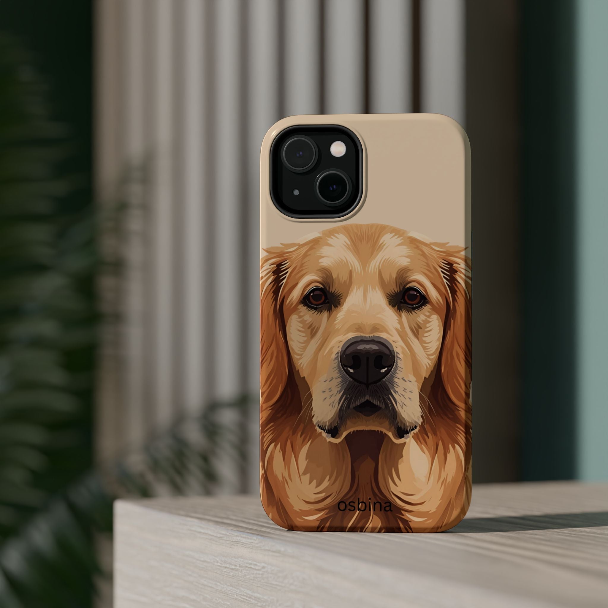 osbina | MagSafe for iPhone | The Golden Retriever Designer Case