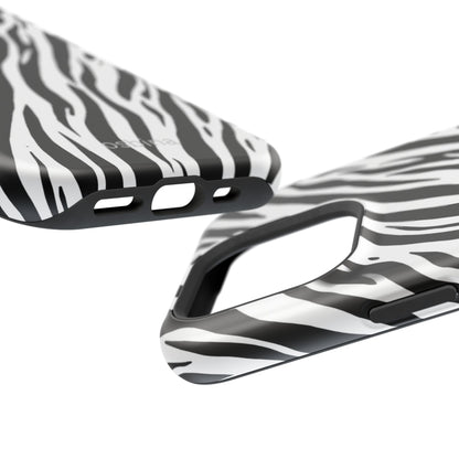 osbina | MagSafe Compatible for iPhone | The Bengal Bold Stripe Case in White + Black | The Season Collective