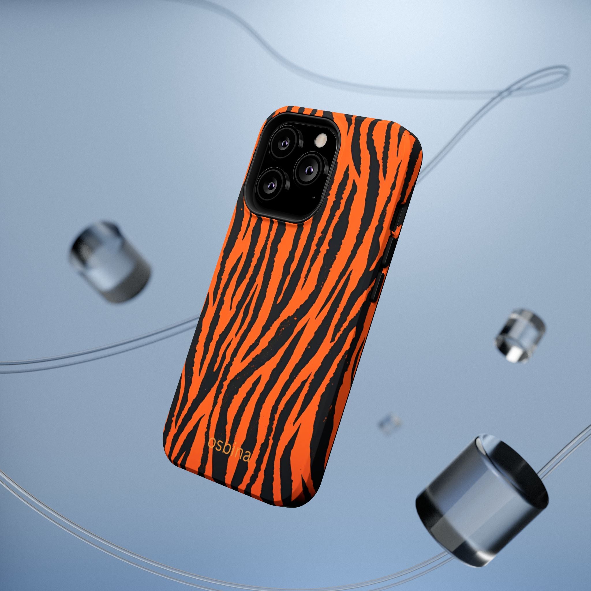 osbina | Tiger, But Make It Chic — The Bengal Stripe Case in Orange + Black | The Season Collective