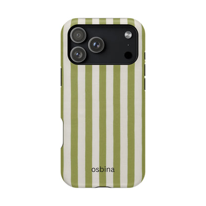 osbina | Verde Stripe, Designer Case