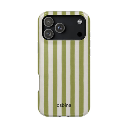 osbina | Verde Stripe, Designer Case