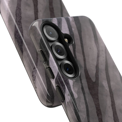 osbina | Stripes on Point — The Muted Gray + Black Tiger Case | The Season Collective