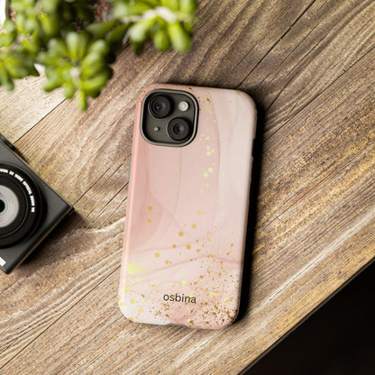 osbina | Pink Chic Stardust Cloud Phone Case | Modern Muse Collection