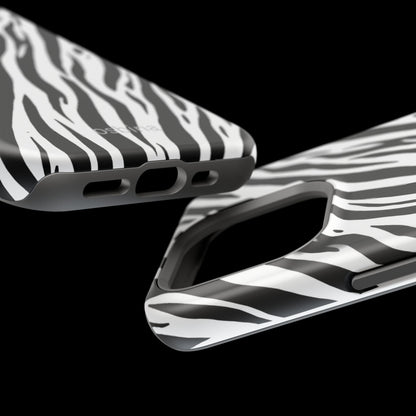 osbina | MagSafe Compatible for iPhone | The Bengal Bold Stripe Case in White + Black | The Season Collective
