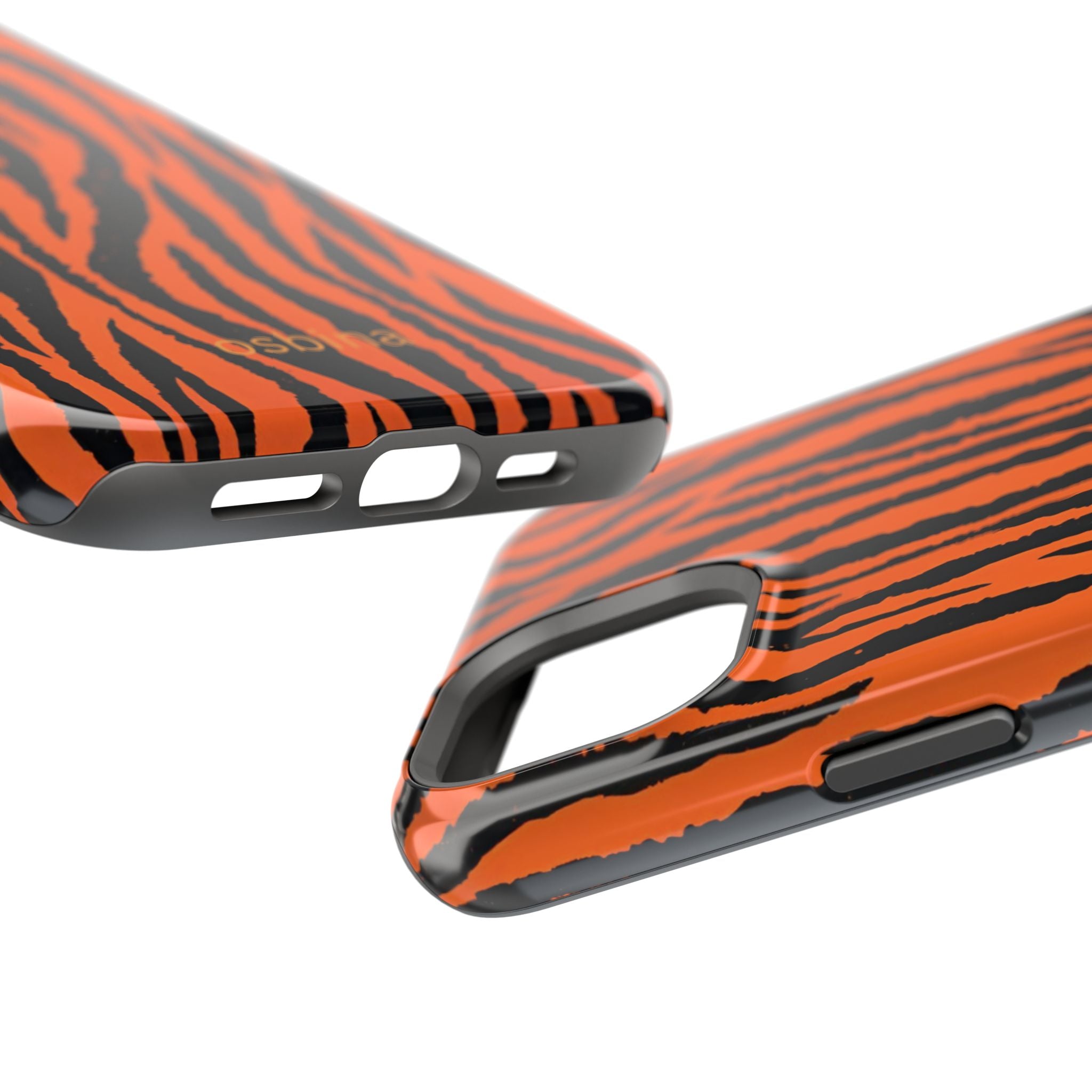 osbina | Tiger, But Make It Chic — The Bengal Stripe Case in Orange + Black | The Season Collective