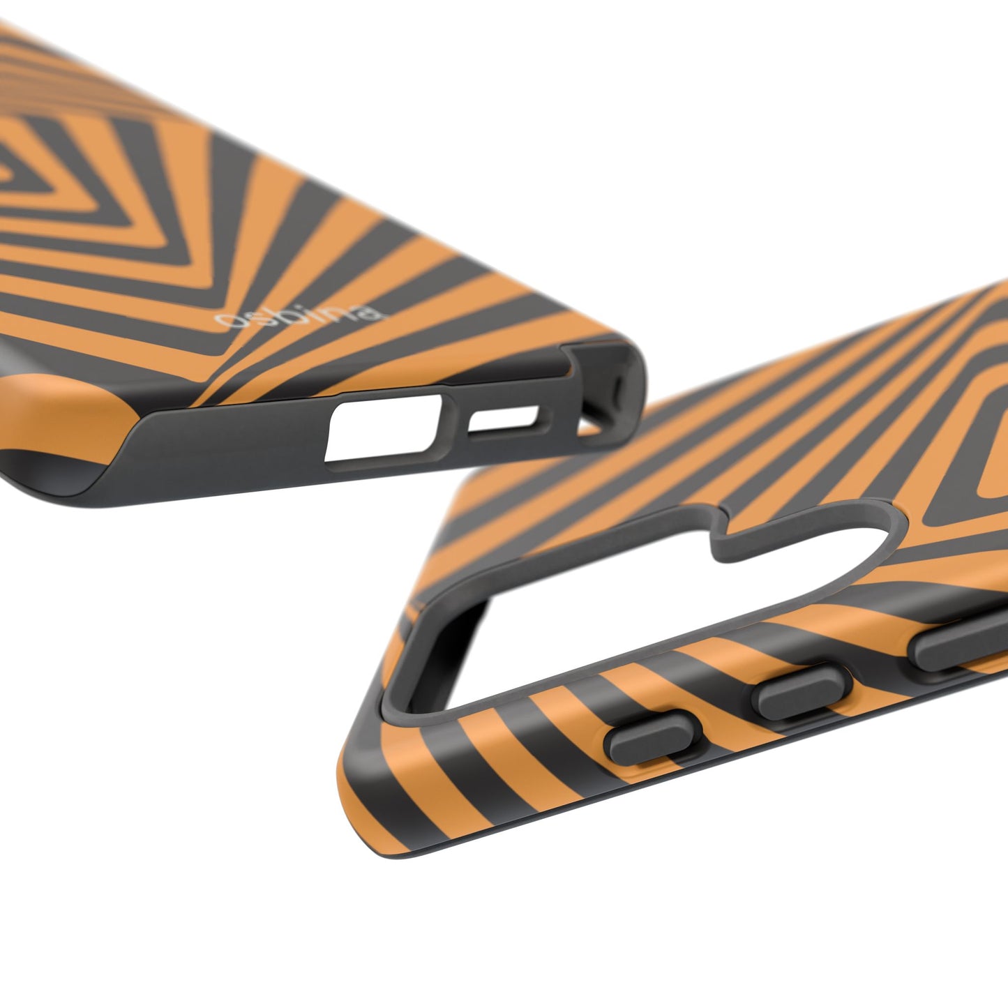 osbina | Step Into the Zone — The Orange + Black Spiral Case | The Season Collective