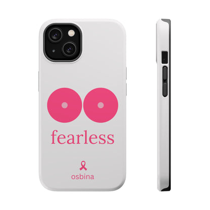 osbina |  MagSafe compatible for iPhone | Limited Edition The Fearless Tatas Case in Light Pink + Soft Pink + Hot Pink | The Pink October Collection | Inspired By