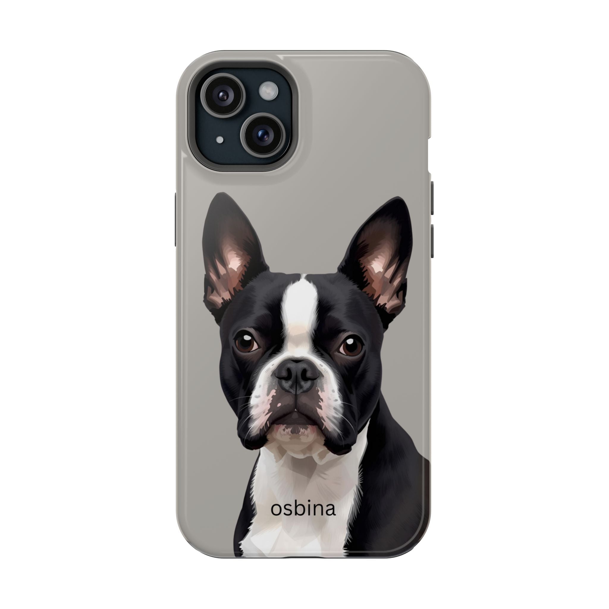 osbina | MagSafe for iPhone | The Boston Terrier Designer Case