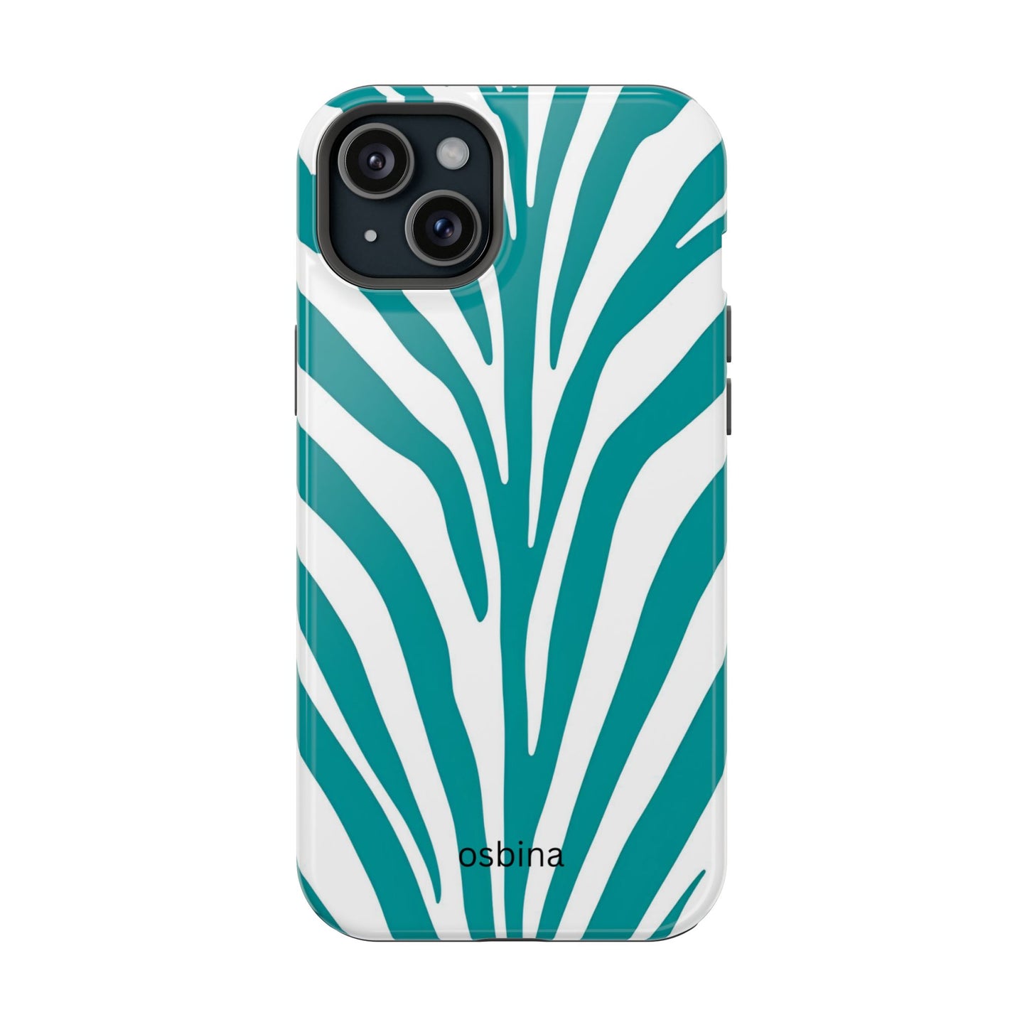 osbina | MagSafe | The Teal Zebra Designer Case
