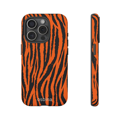 osbina | Tiger, But Make It Chic — The Bengal Stripe Case in Orange + Black | The Season Collective