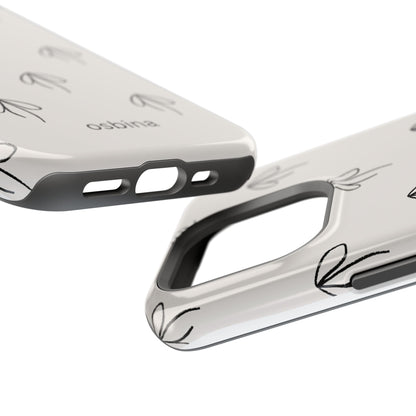 osbina | MagSafe compatible for iPhone | Linéa Flora Minimalistic Flower Phone Case | Modern Muse Collection