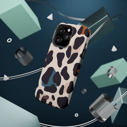 osbina | MagSafe compatible for iPhone | Leopard Luxe Color Pop Leopard Print Phone Case | Modern Muse Collection