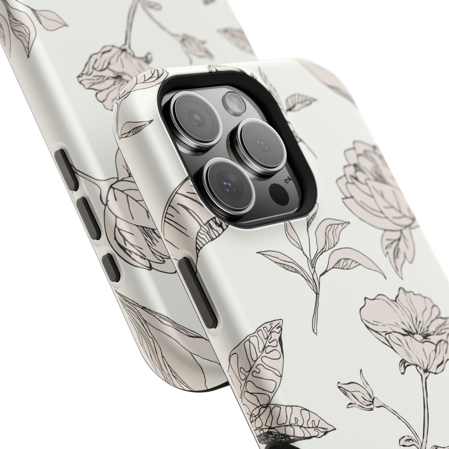 osbina | MagSafe compatible for iPhone | Silhouette Bloom Phone Case | Modern Muse Collection