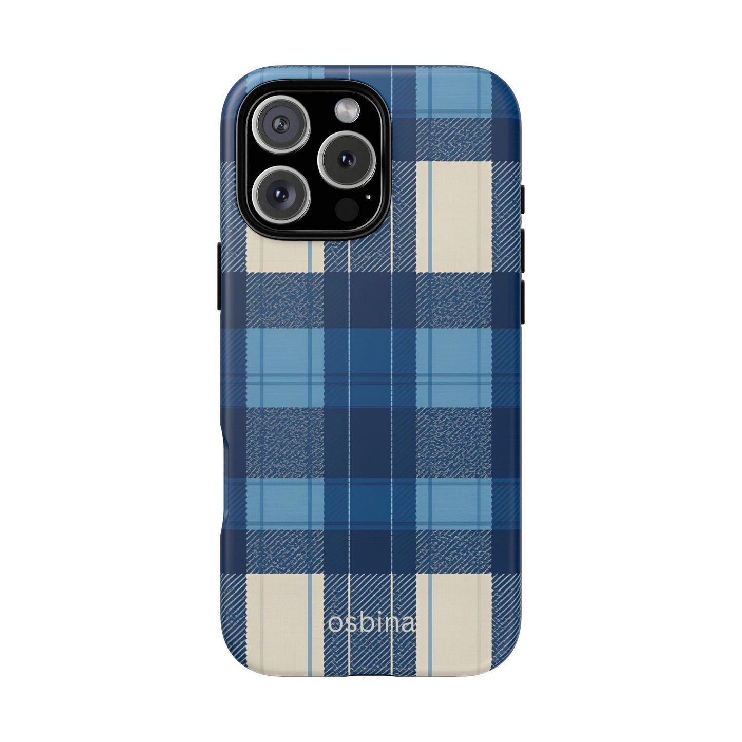 osbina | Azure Plaid, Designer Case | The Season Collective