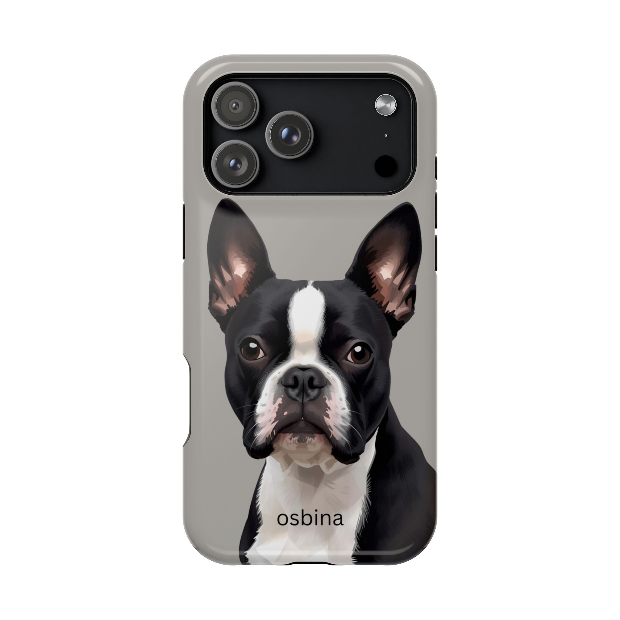osbina | MagSafe for iPhone | The Boston Terrier Designer Case