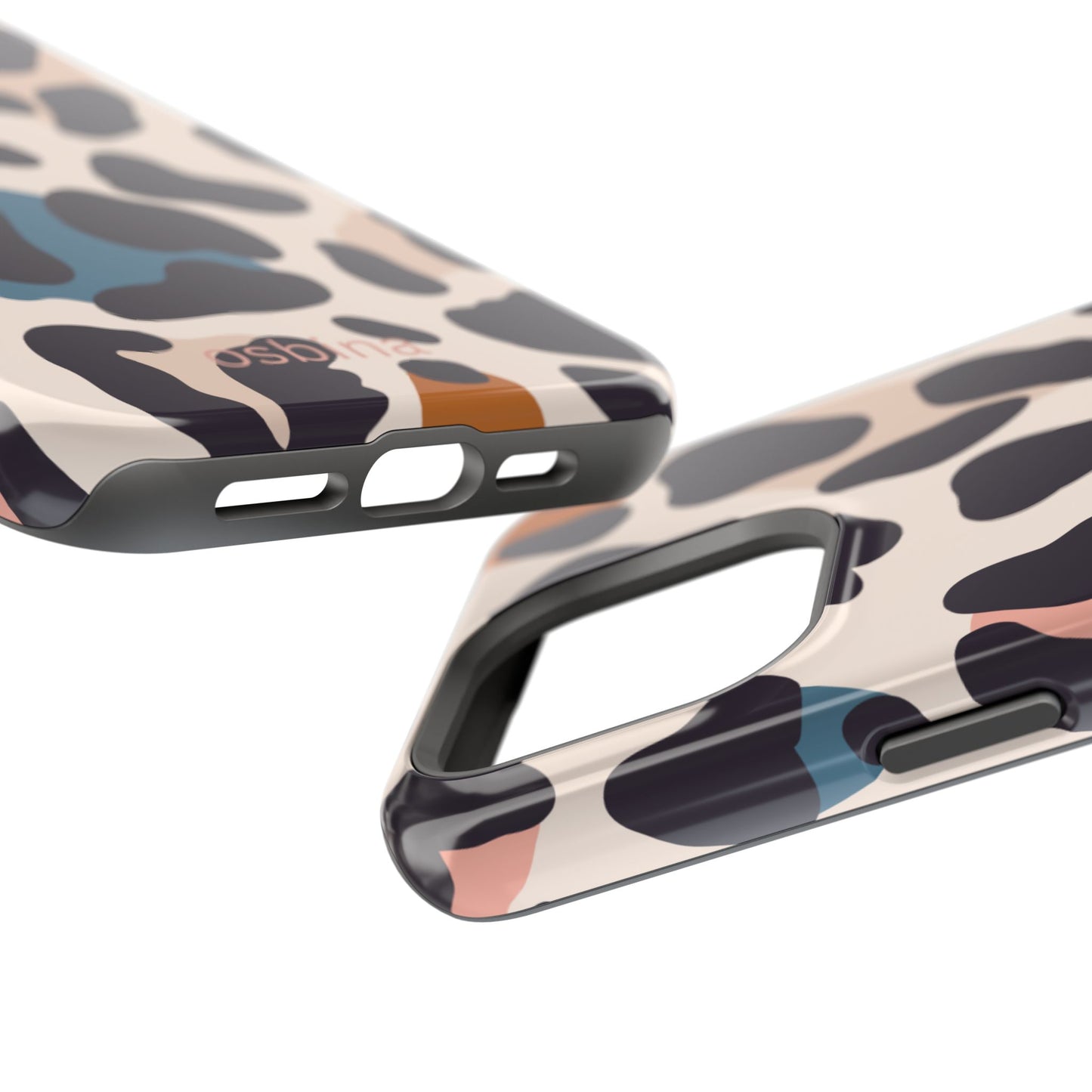 osbina | MagSafe compatible for iPhone | Leopard Luxe Color Pop Leopard Print Phone Case | Modern Muse Collection