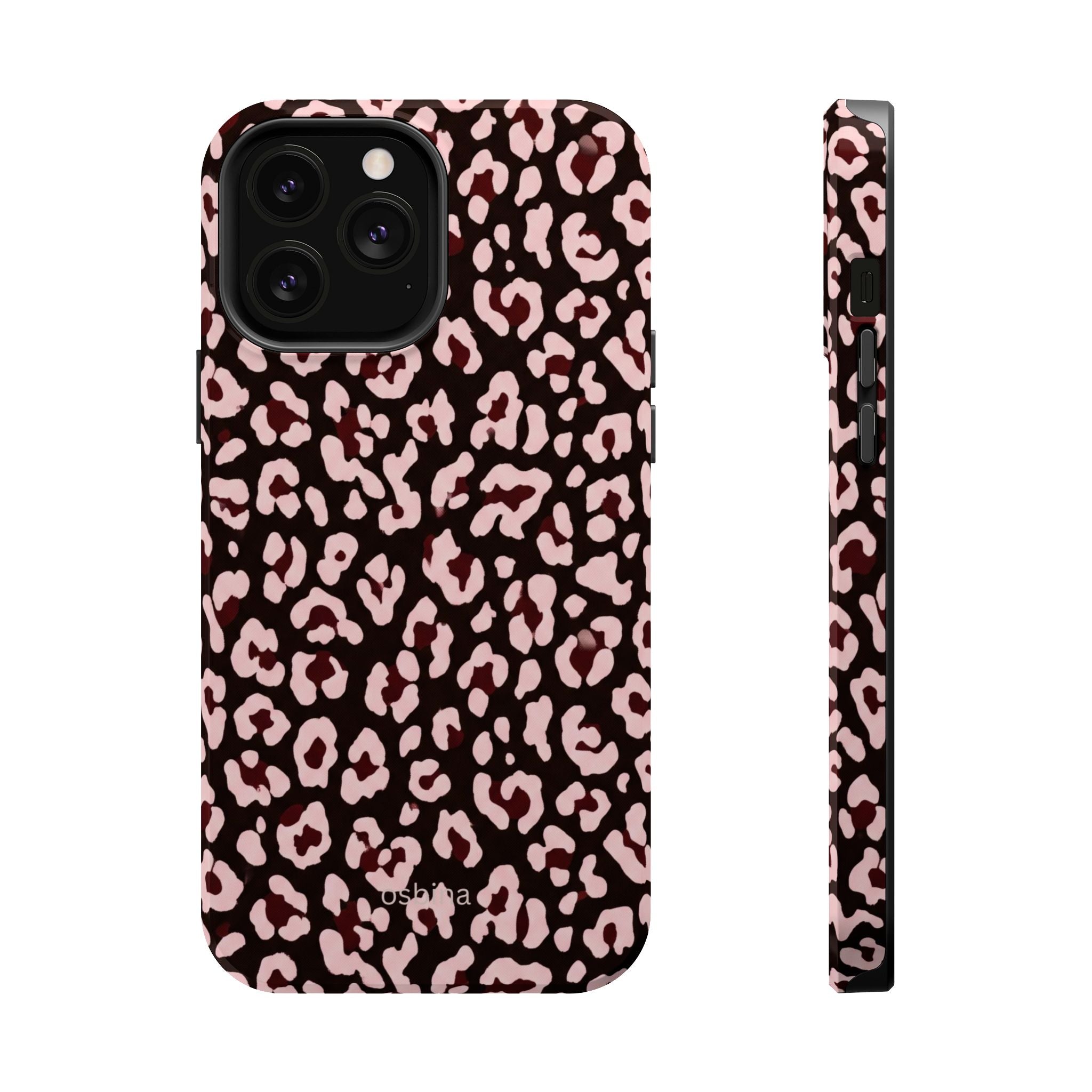 osbina | MagSafe | Chocolate Pink Leopard Designer Case