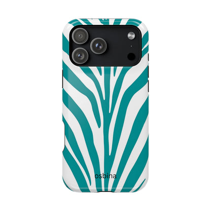 osbina | MagSafe | The Teal Zebra Designer Case