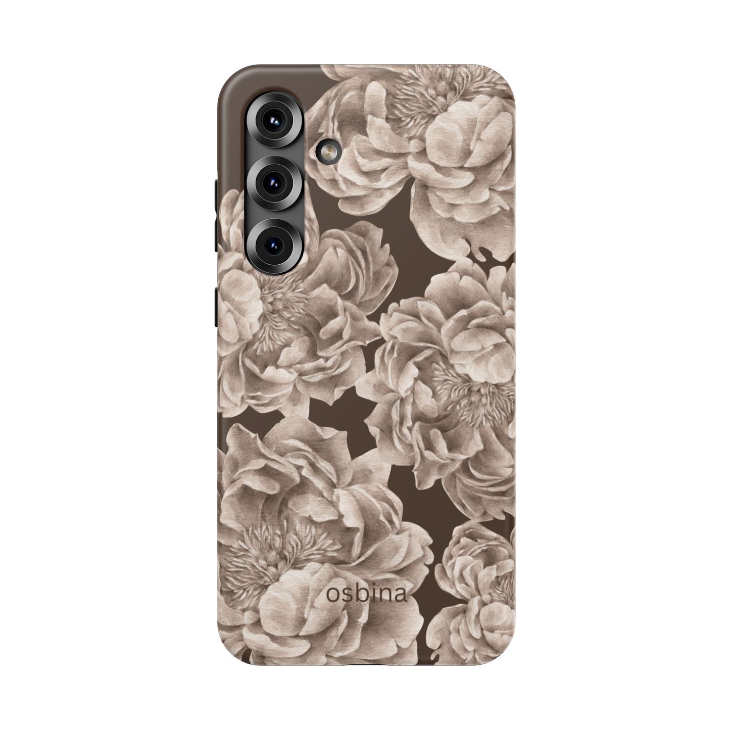 osbina | Peony Espresso Designer Case