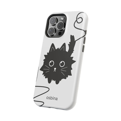 osbina | MagSafe compatible for iPhone | Midnight Couture Cat Phone Case | Season Collective Collection