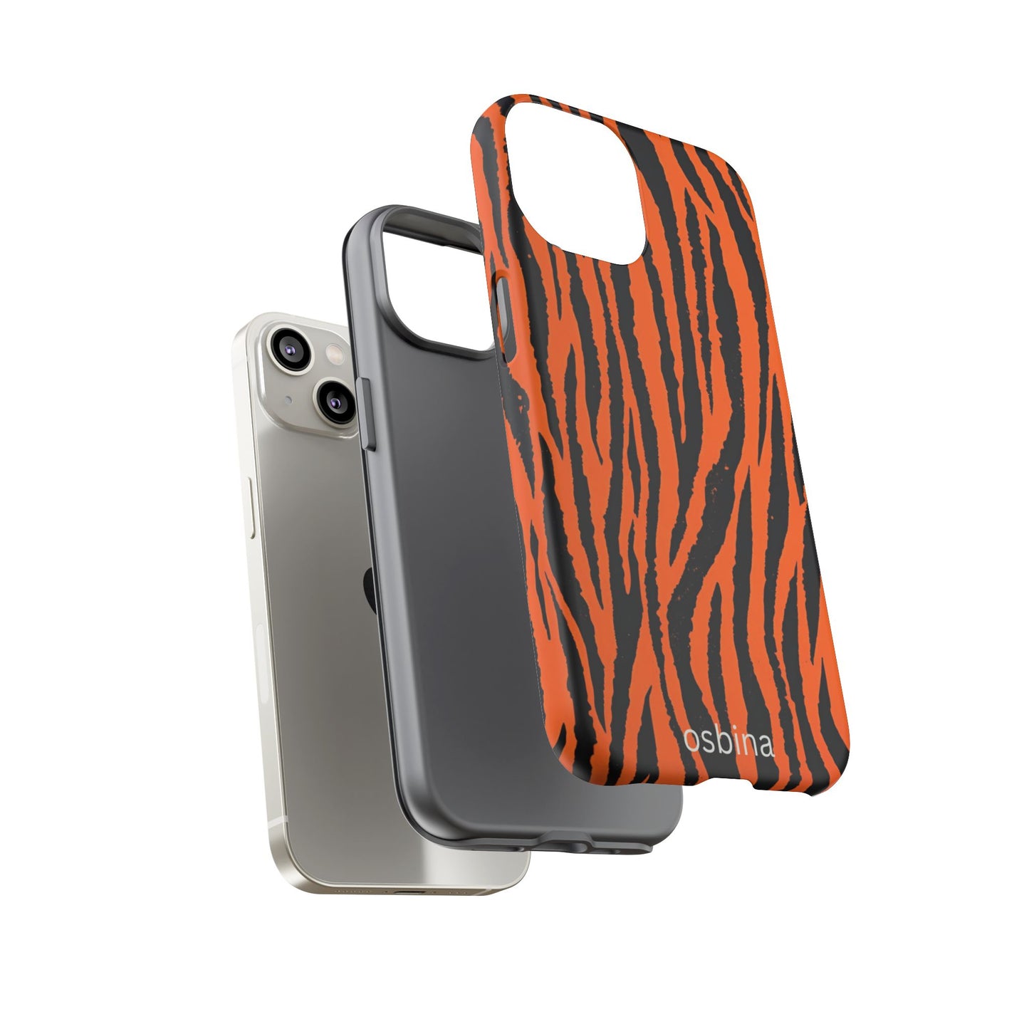 osbina | Tiger, But Make It Chic — The Bengal Stripe Case in Orange + Black | The Season Collective