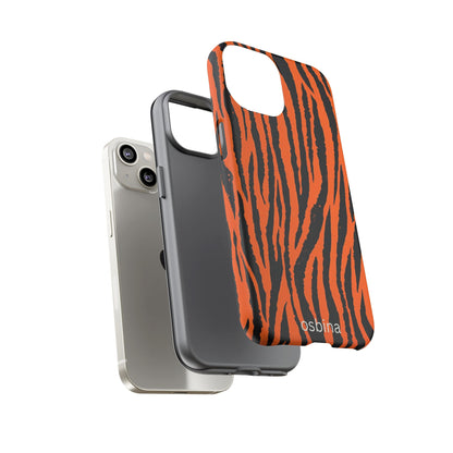 osbina | Tiger, But Make It Chic — The Bengal Stripe Case in Orange + Black | The Season Collective