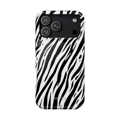 osbina | MagSafe Compatible for iPhone | The Bengal Bold Stripe Case in White + Black | The Season Collective