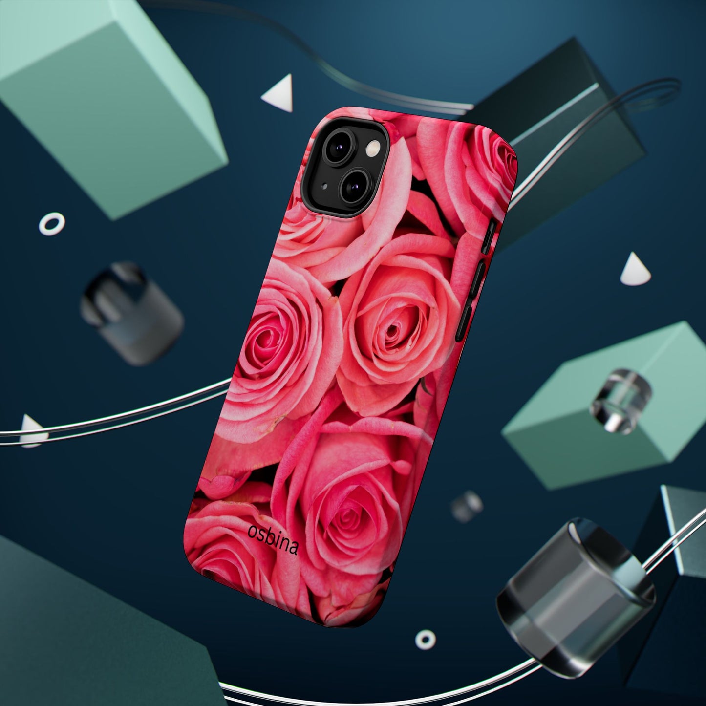 osbina | MagSafe compatible for iPhone | The Roselle Phone Case | Modern Muse Collection