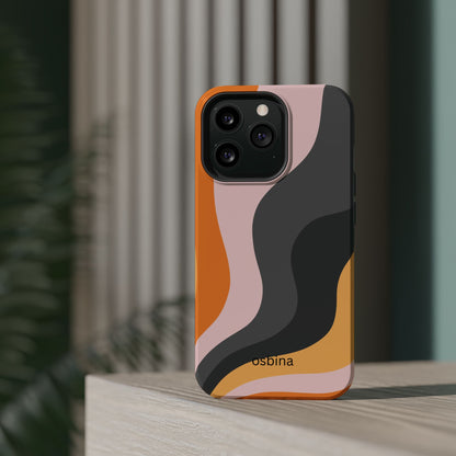 osbina | MagSafe Compatible for iPhone | The Case That Says “Fall, But Make It Fashion” | Retro Swirl Edition | The Season Collective