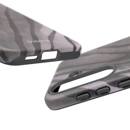 osbina | Stripes on Point — The Muted Gray + Black Tiger Case | The Season Collective