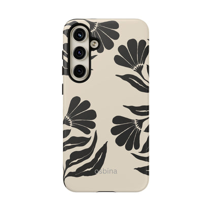 osbina | Obsidian Bloom Flower Phone Case | Modern Muse Collection