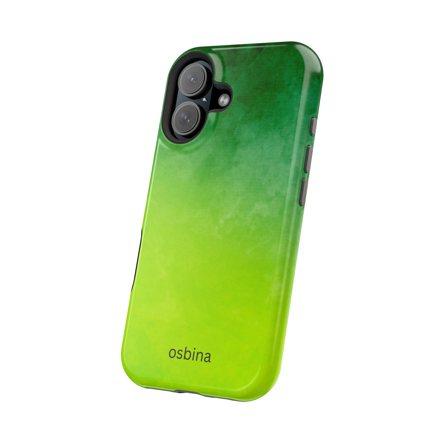 osbina | MagSafe compatible for iPhone | The Verde Glow Phone Case | Color Edit Collection