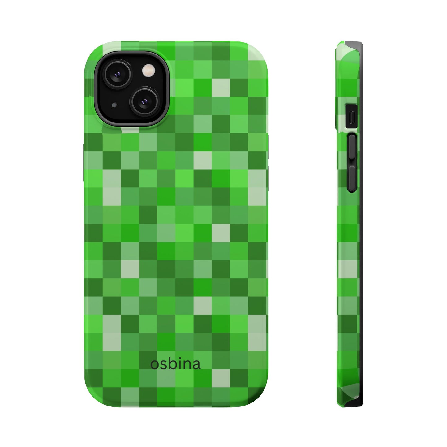 osbina | MagSafe compatible for iPhone | Mosaic Viridis Phone Case | Color Edit Collection