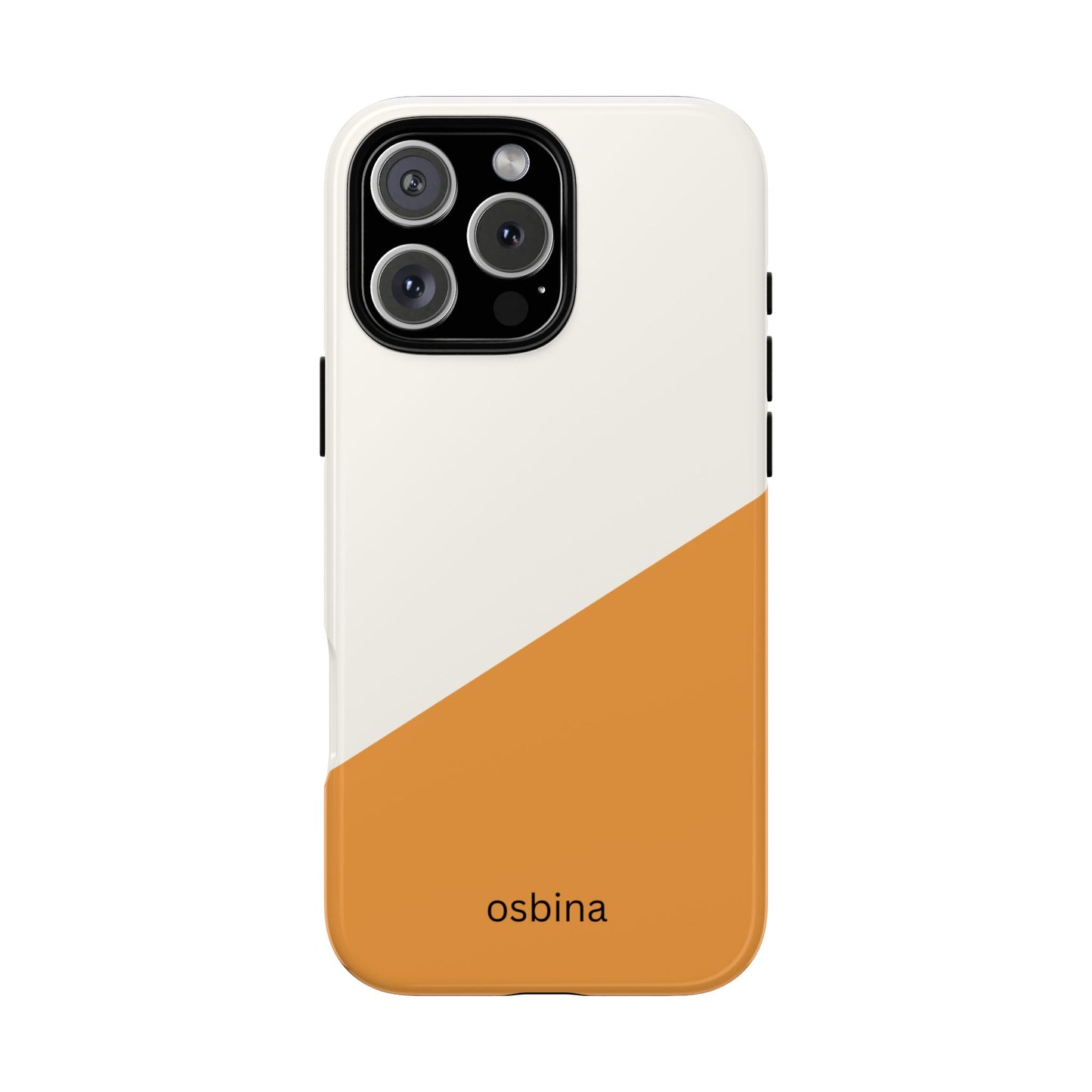 osbina | Divide & Conquer — The Orange + White Split Diagonal Case | The Season Collective