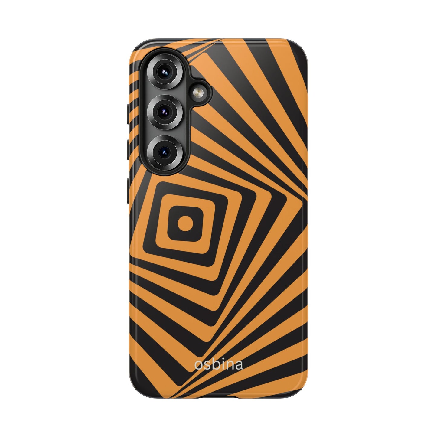 osbina | Step Into the Zone — The Orange + Black Spiral Case | The Season Collective