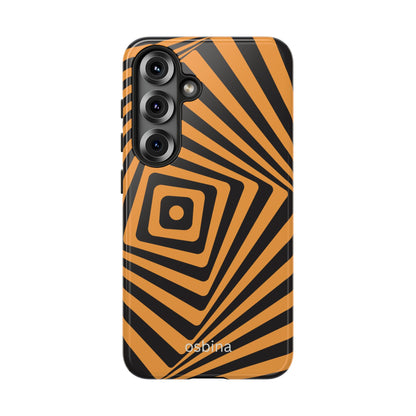 osbina | Step Into the Zone — The Orange + Black Spiral Case | The Season Collective