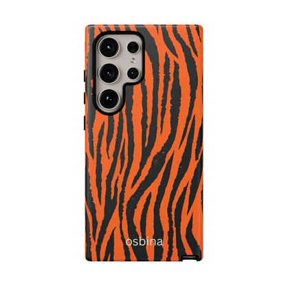 osbina | Tiger, But Make It Chic — The Bengal Stripe Case in Orange + Black | The Season Collective