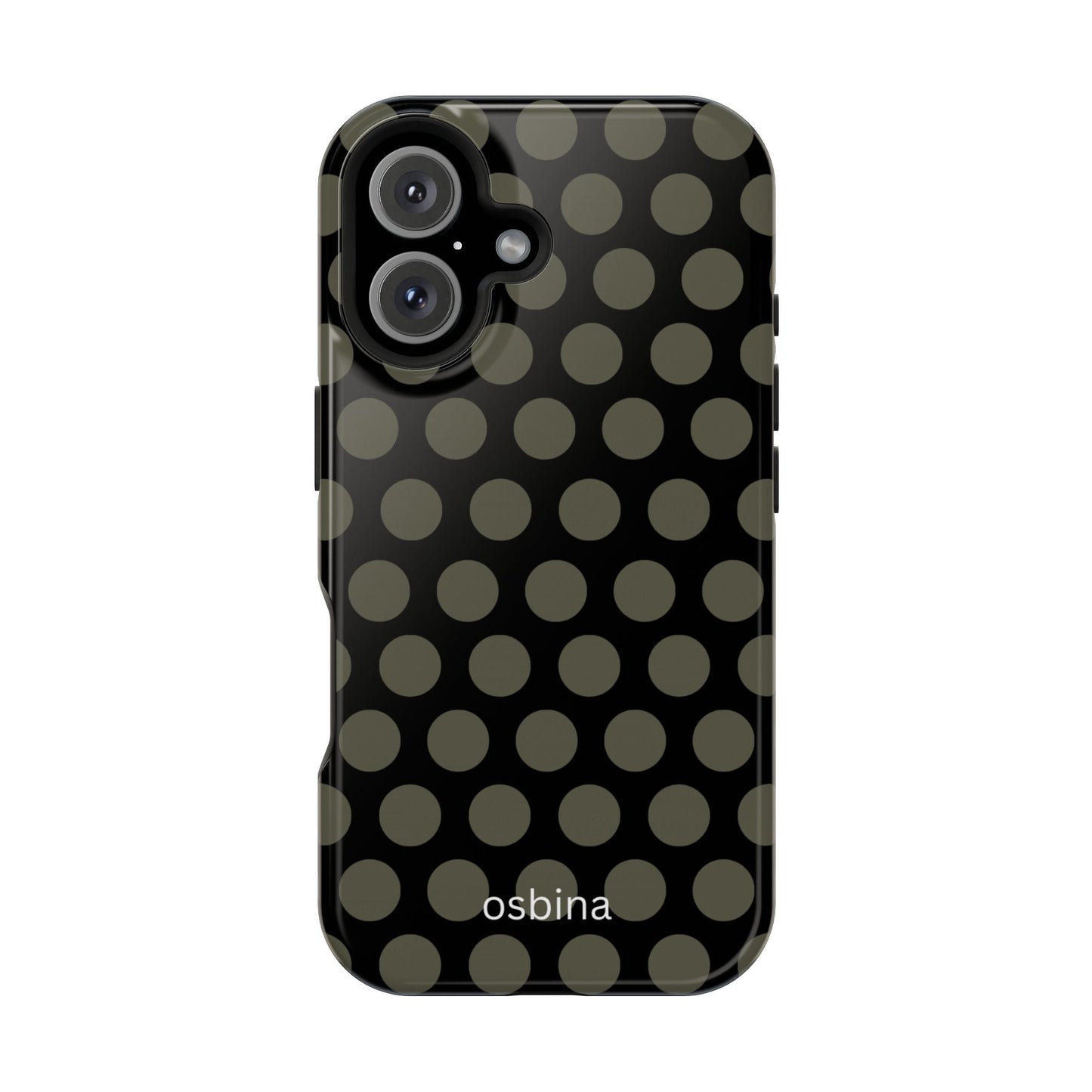 osbina | MagSafe compatible for iPhone | Onyx Chic Phone Case | Modern Muse Collection
